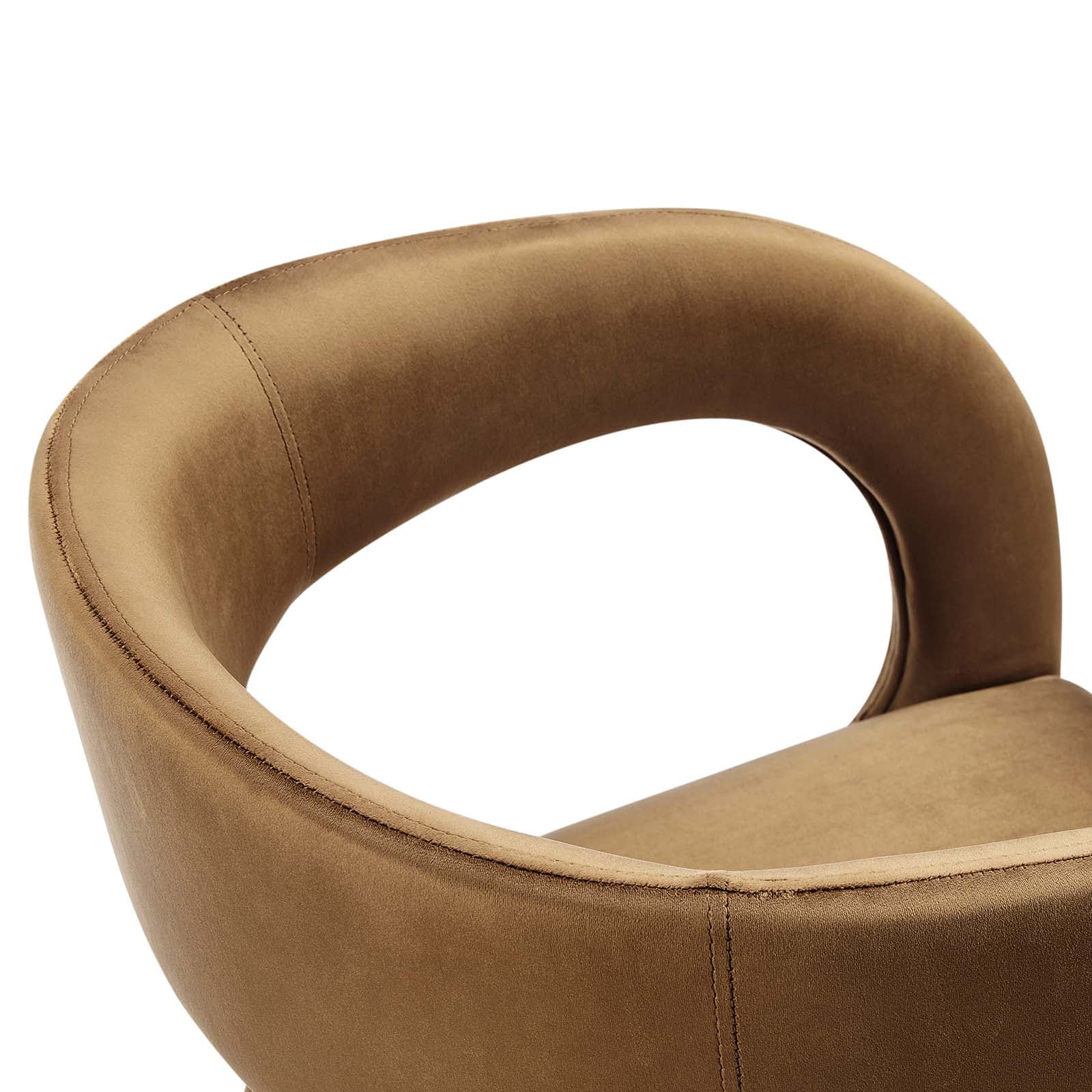 Pinnacle Performance Velvet Dining Chair Set of 2 by Modway