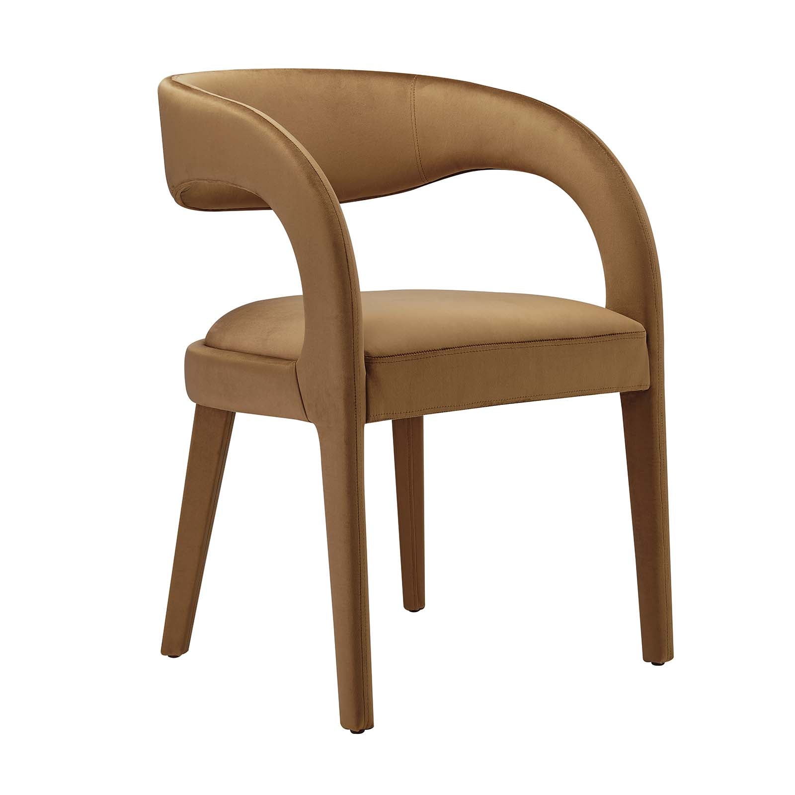Pinnacle Performance Velvet Dining Chair Set of 2 by Modway