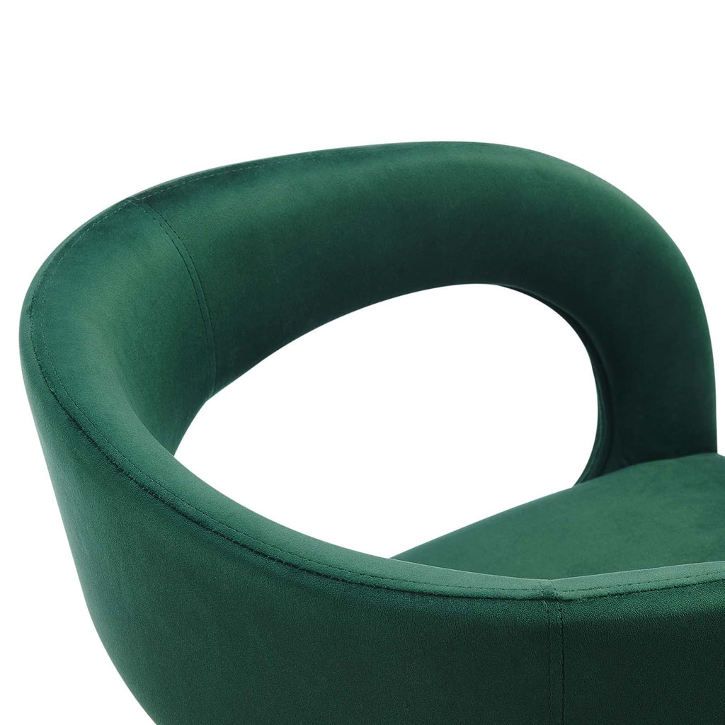 Pinnacle Performance Velvet Dining Chair Set of 2 by Modway