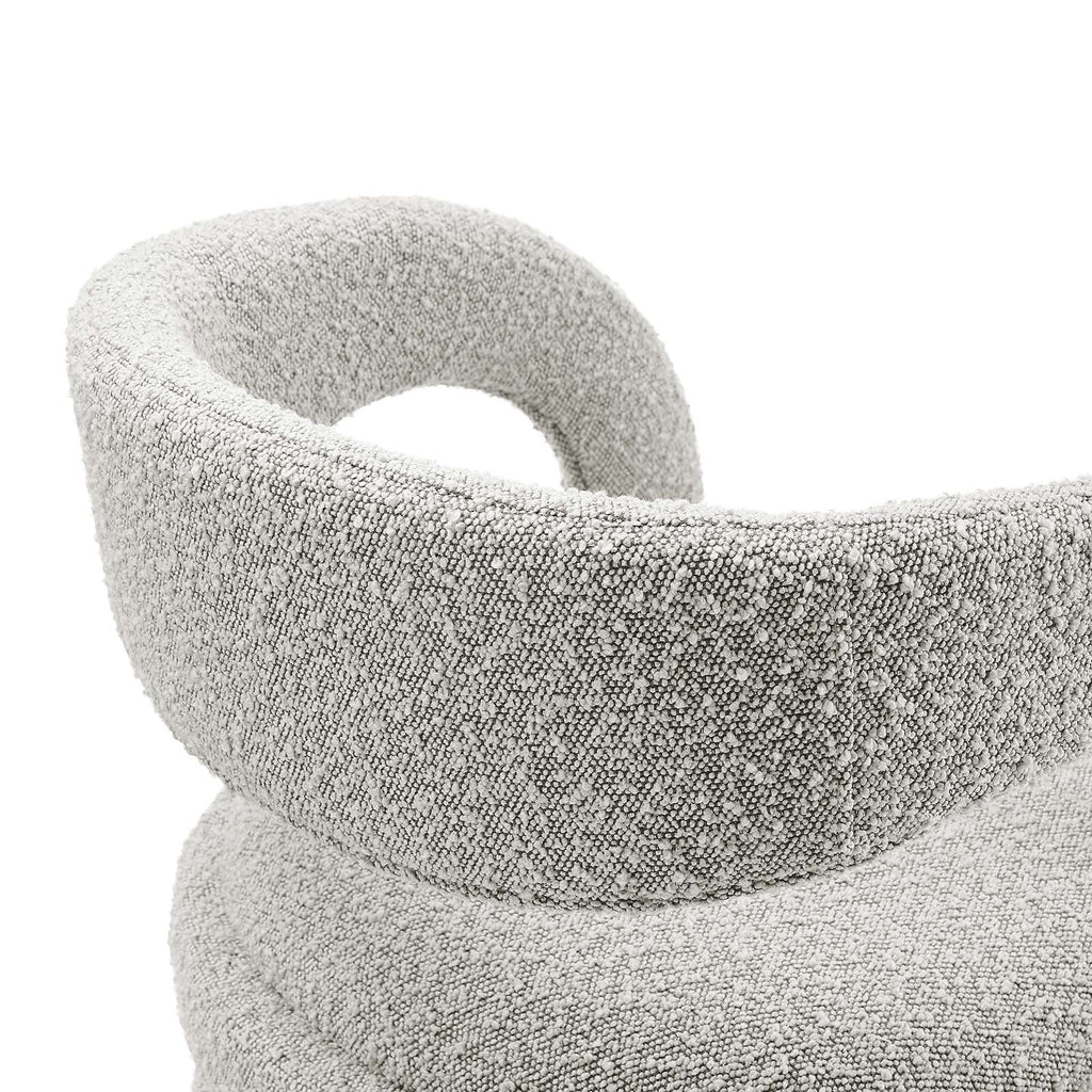 Pinnacle Boucle Upholstered Counter Stool Set of 2 by Modway