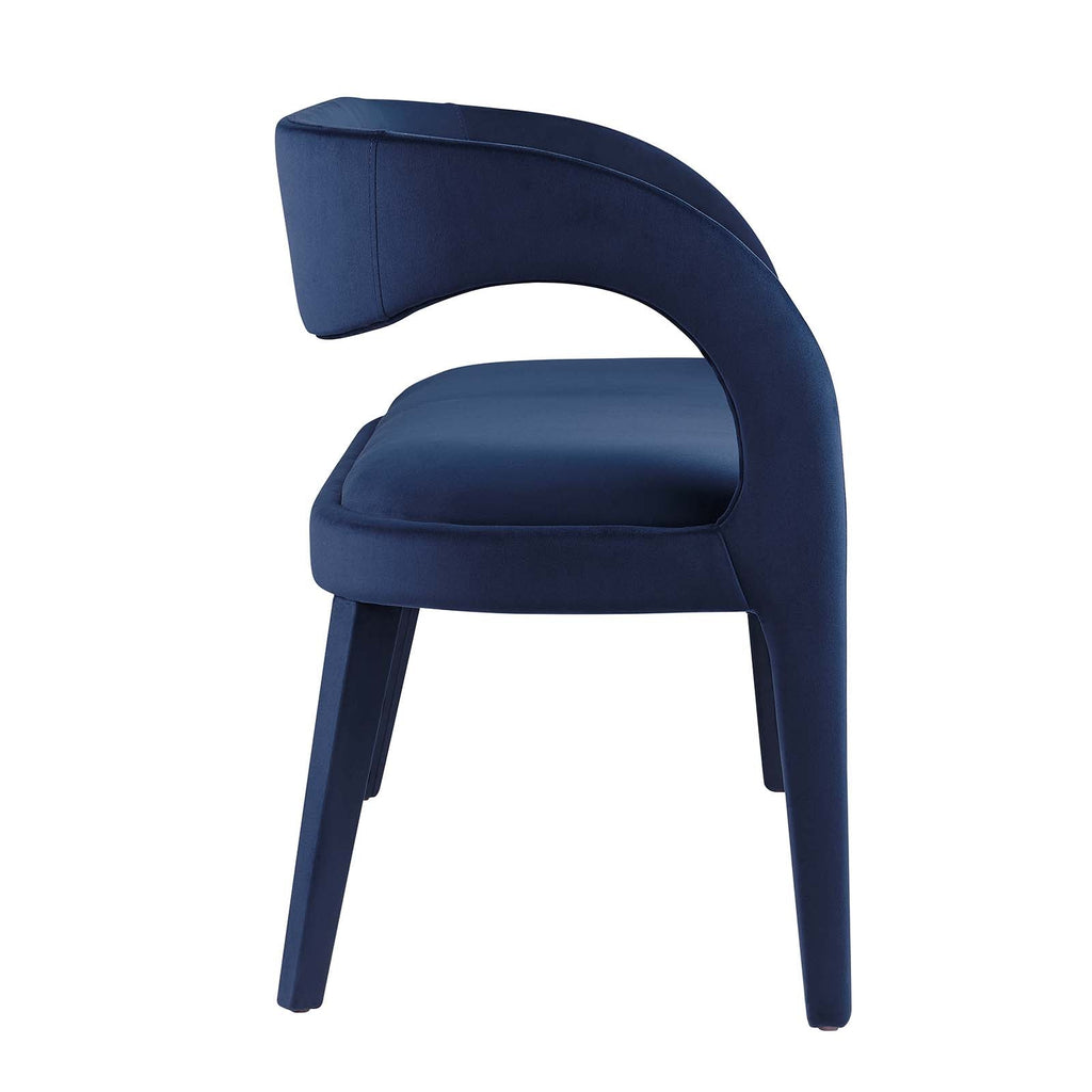 Pinnacle Performance Velvet Accent Bench by Modway
