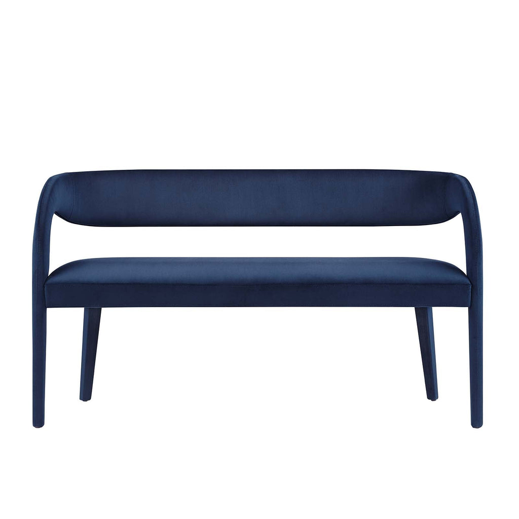 Pinnacle Performance Velvet Accent Bench by Modway
