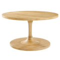 Lina Round Wood Coffee Table by Modway