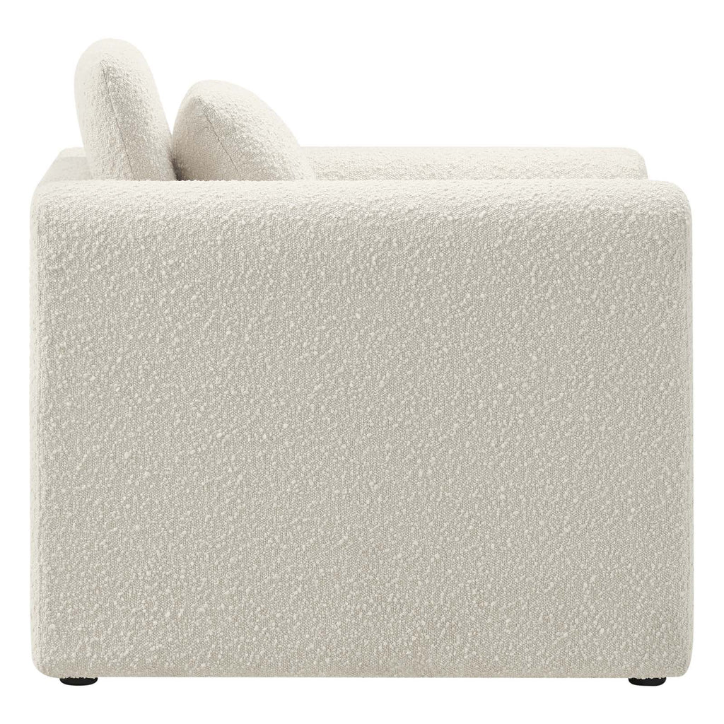 Waverly Boucle Upholstered Armchair by Modway