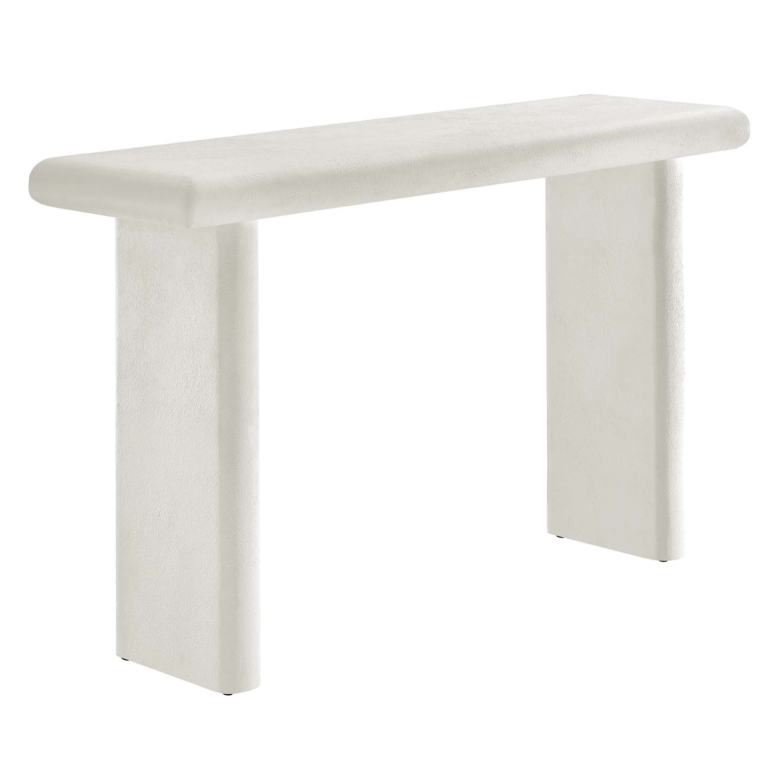 Relic Concrete Textured Console Table by Modway