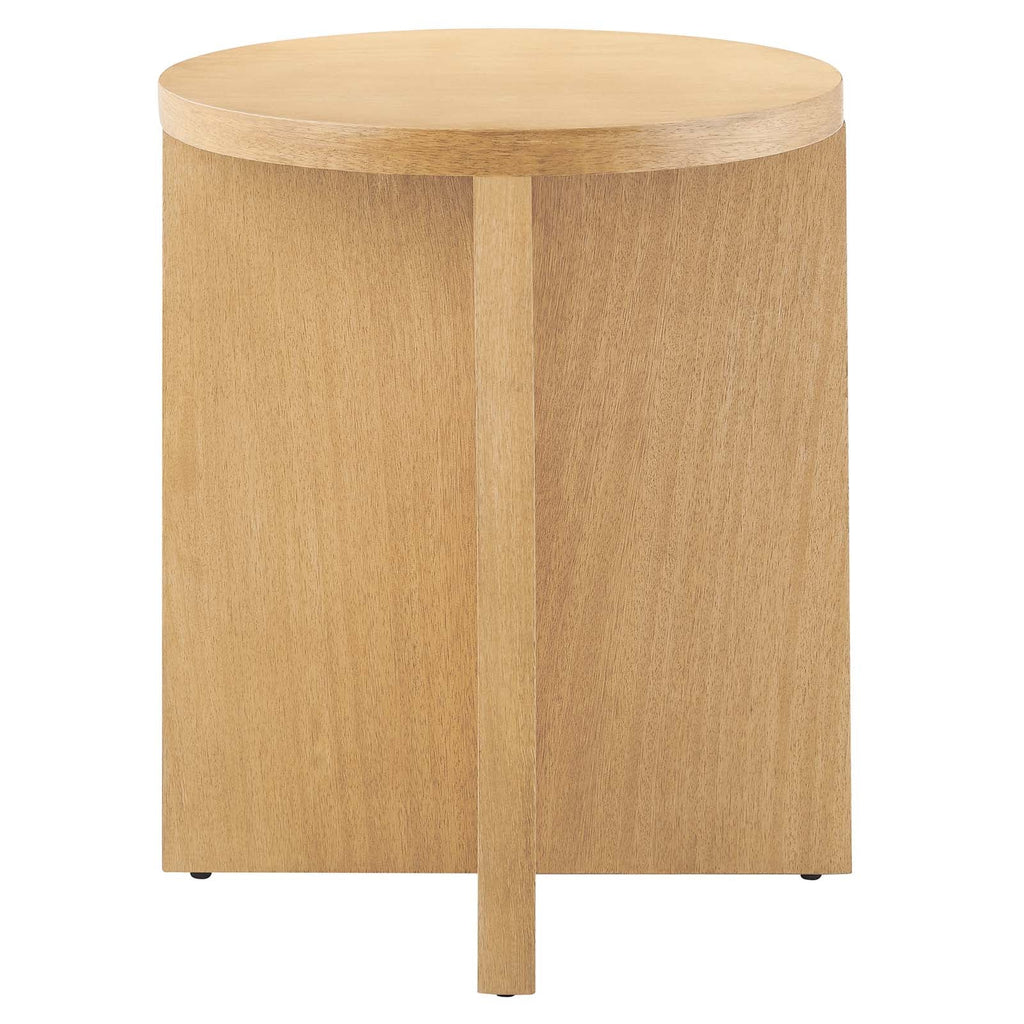 Silas Round Wood Side Table by Modway