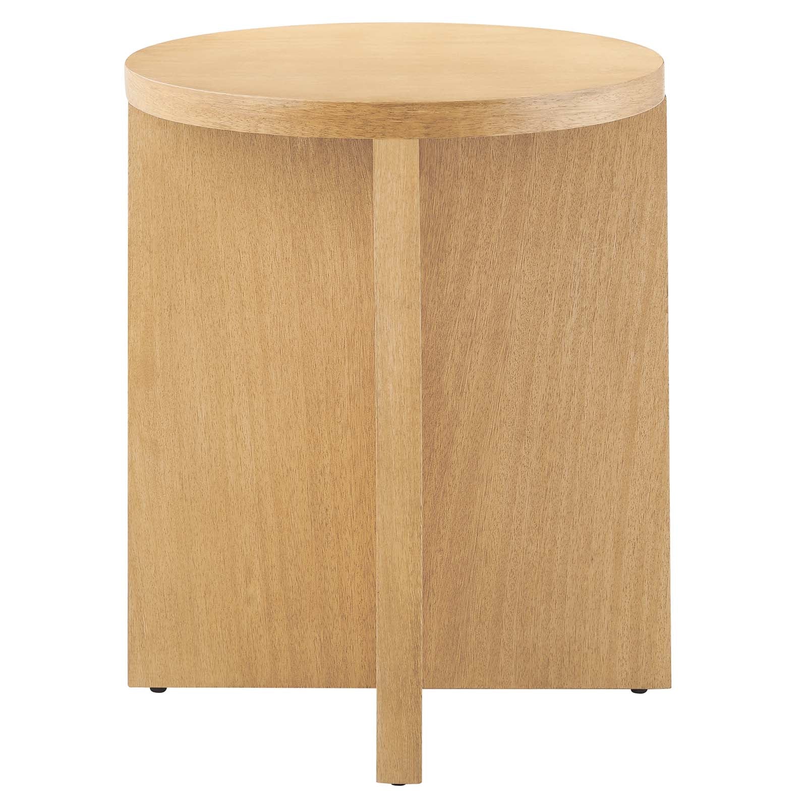 Silas Round Wood Side Table by Modway