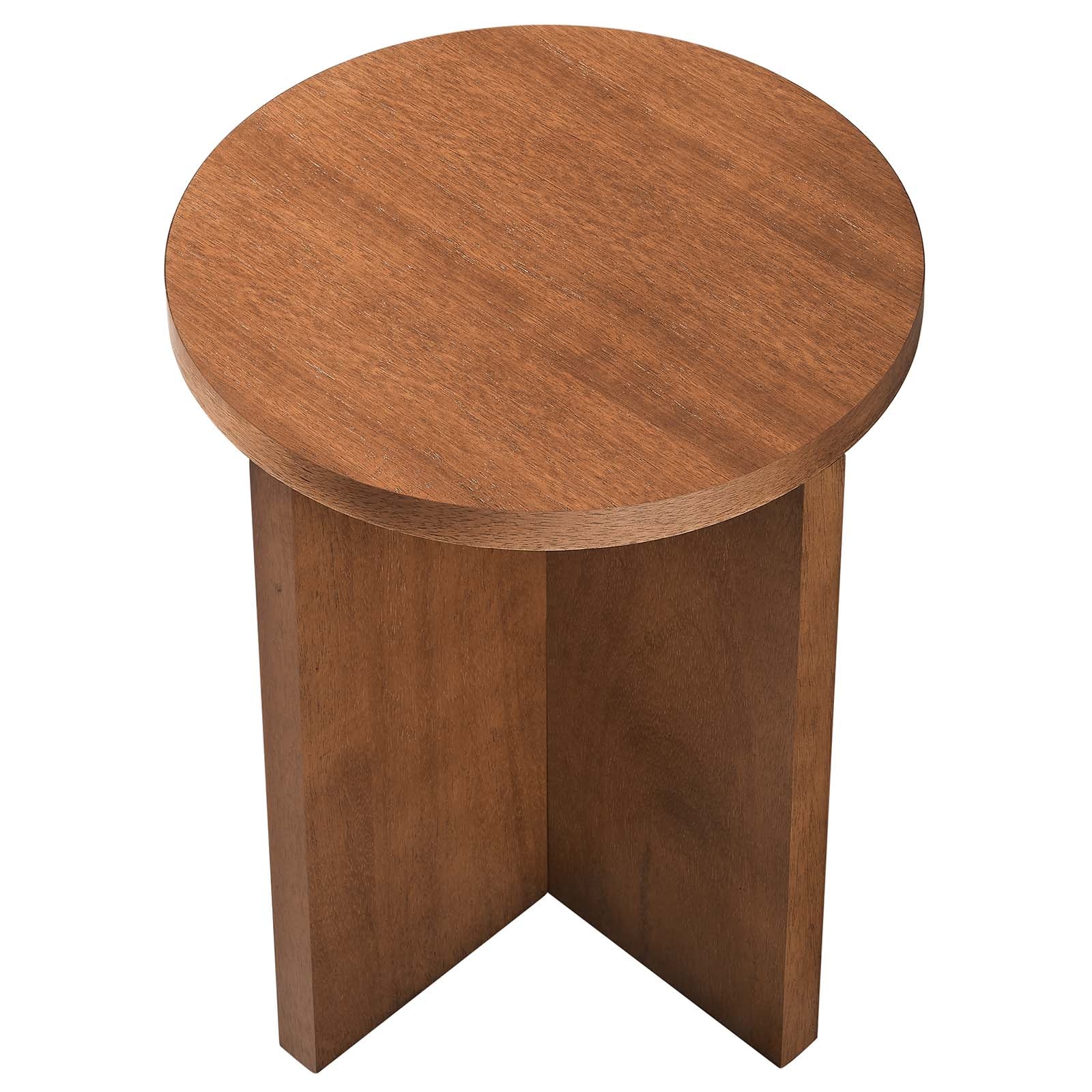 Silas Round Wood Side Table by Modway