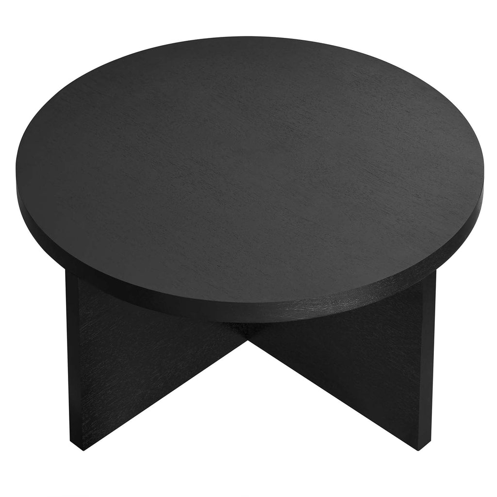 Silas Round Wood Coffee Table by Modway