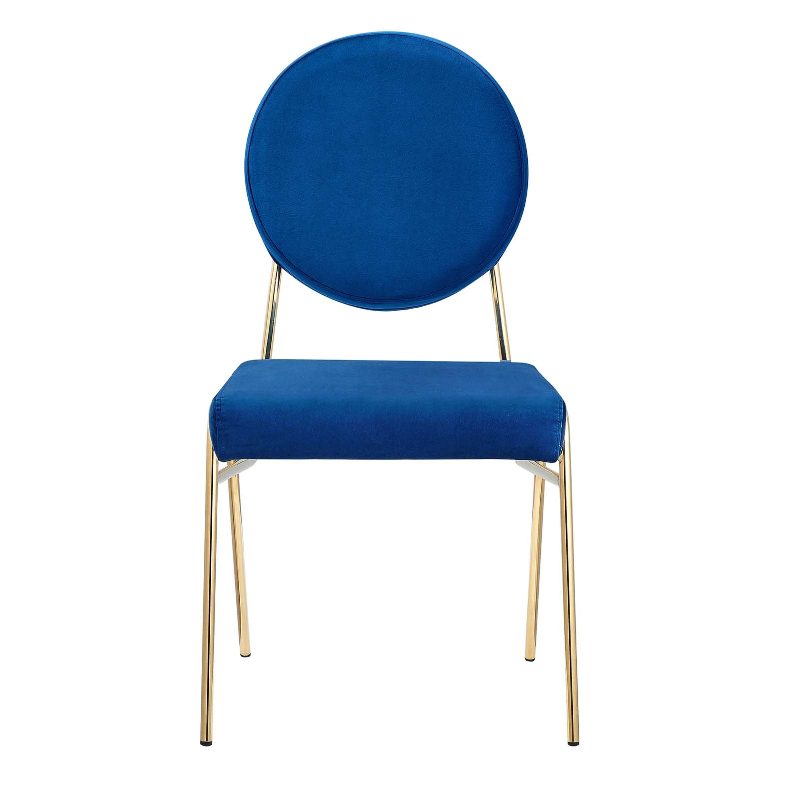 Craft Performance Velvet Dining Side Chairs Set of 2 by Modway