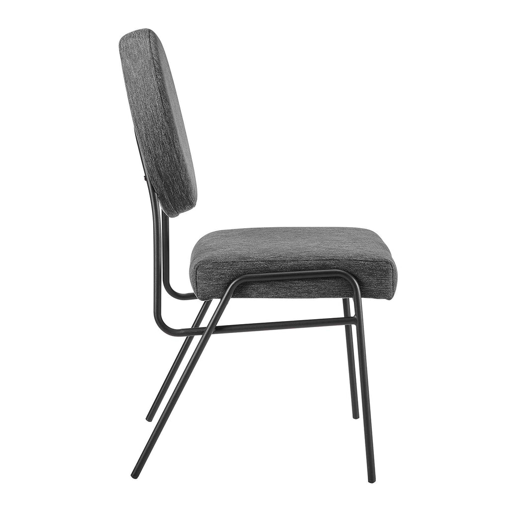 Craft Upholstered Fabric Dining Side Chairs Set of 2 by Modway