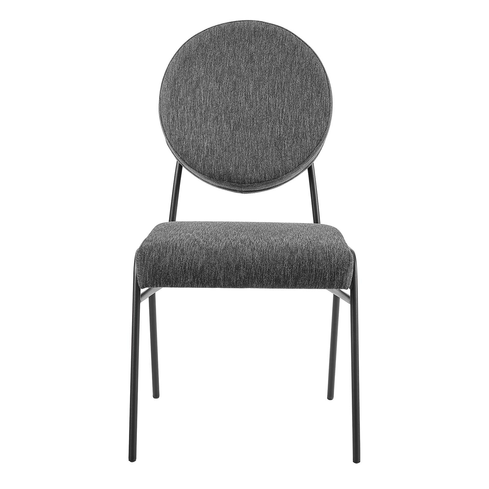 Craft Upholstered Fabric Dining Side Chairs Set of 2 by Modway