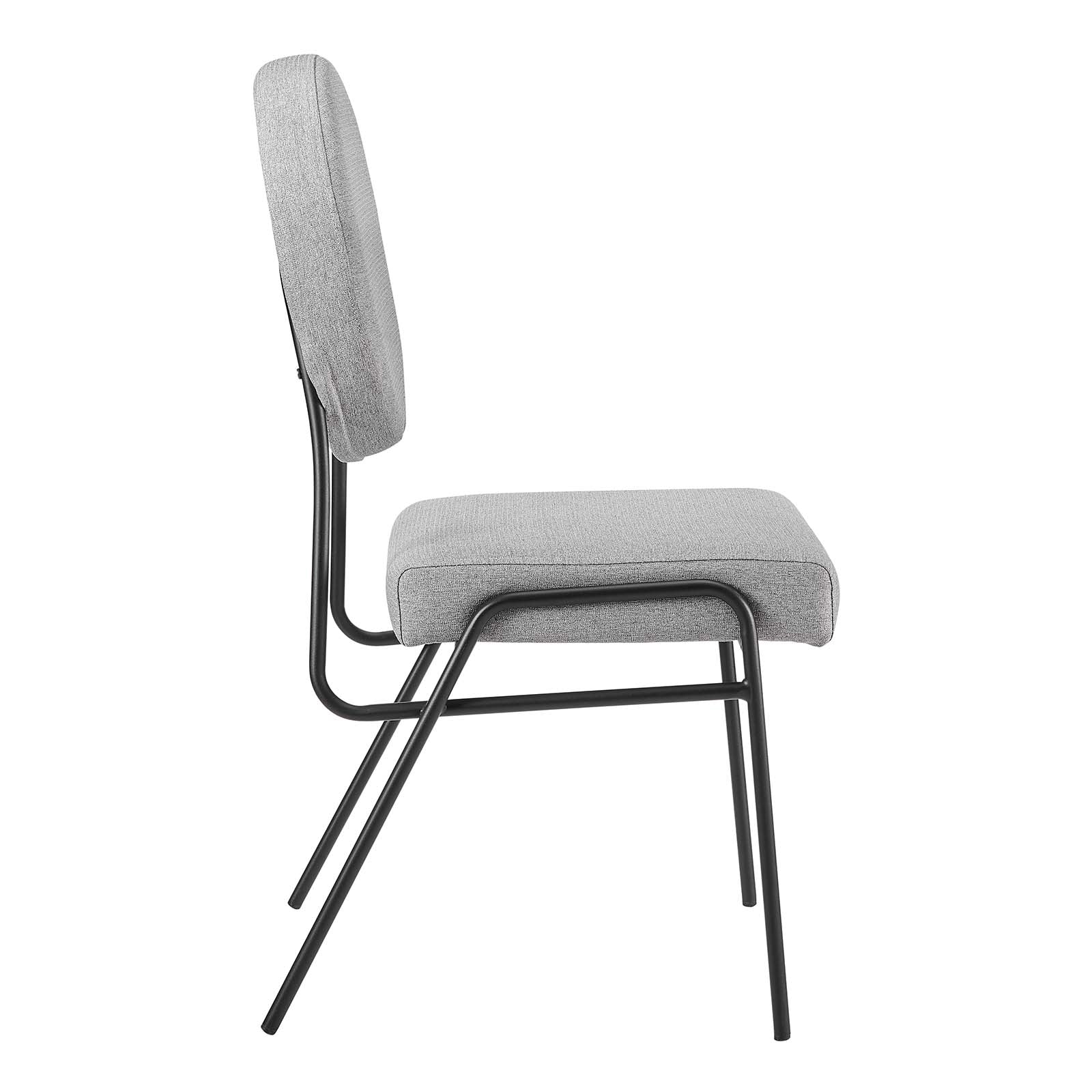 Craft Upholstered Fabric Dining Side Chairs Set of 2 by Modway