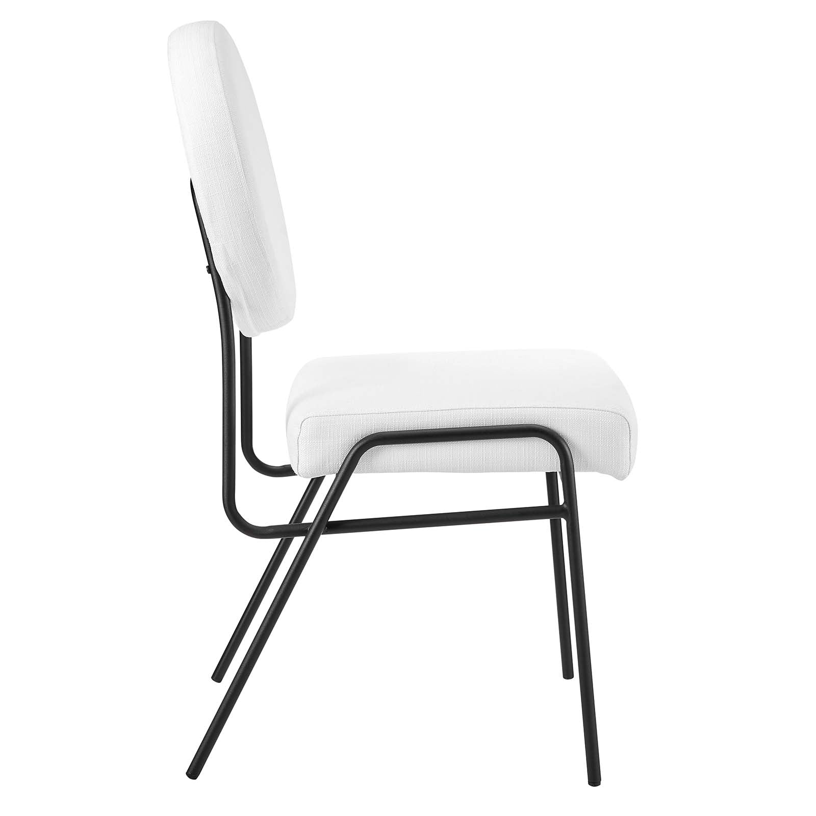 Craft Upholstered Fabric Dining Side Chairs Set of 2 by Modway