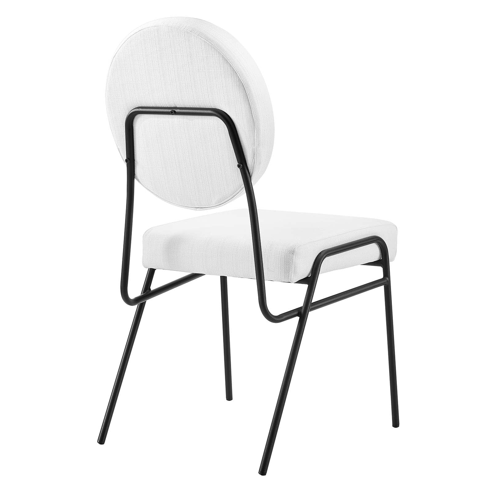 Craft Upholstered Fabric Dining Side Chairs Set of 2 by Modway