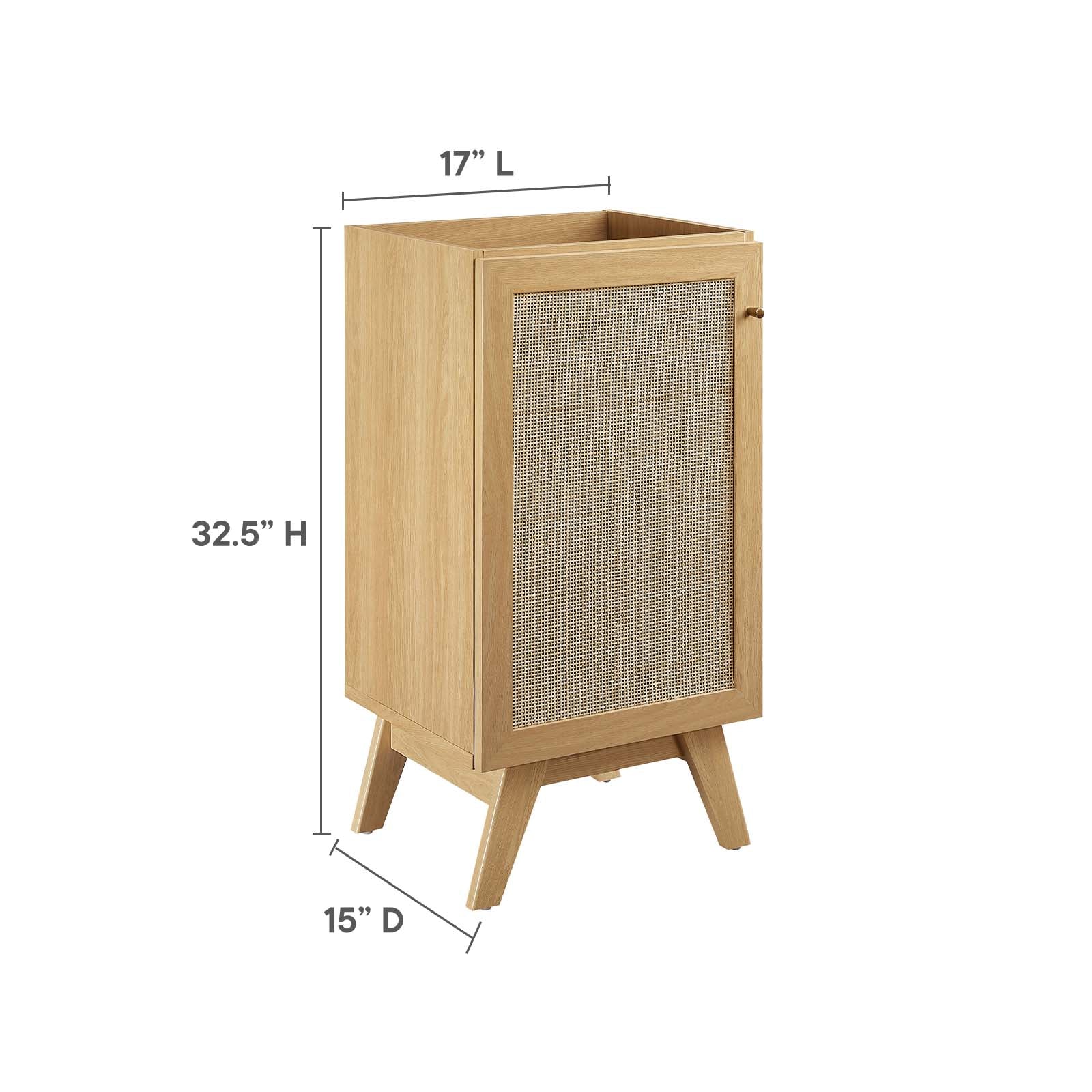Soma 18Ó Bathroom Vanity Cabinet (Sink Basin Not Included) by Modway