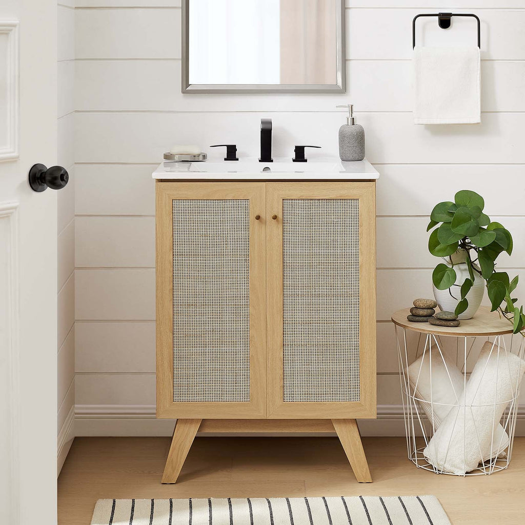 Soma 24Ó Bathroom Vanity Cabinet (Sink Basin Not Included) by Modway