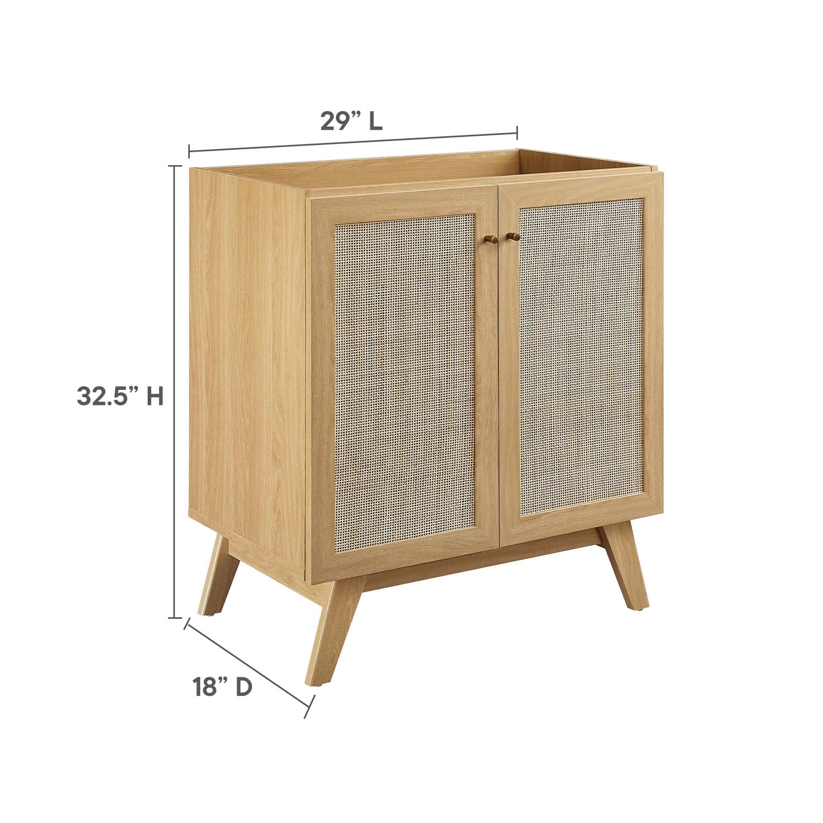Soma 30Ó Bathroom Vanity Cabinet (Sink Basin Not Included) by Modway