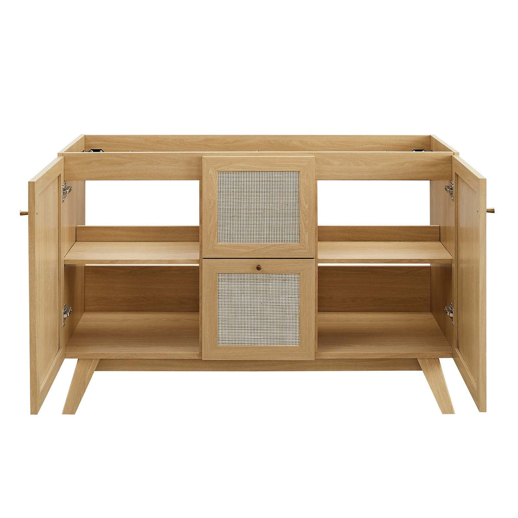 Soma 48Ó Single or Double Sink Compatible Bathroom Vanity Cabinet (Sink Basin Not Included) by Modway