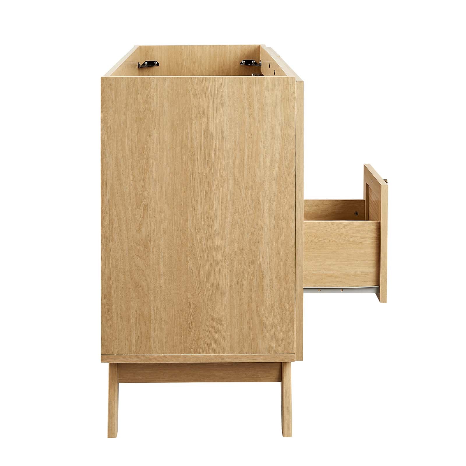 Soma 48Ó Single or Double Sink Compatible Bathroom Vanity Cabinet (Sink Basin Not Included) by Modway