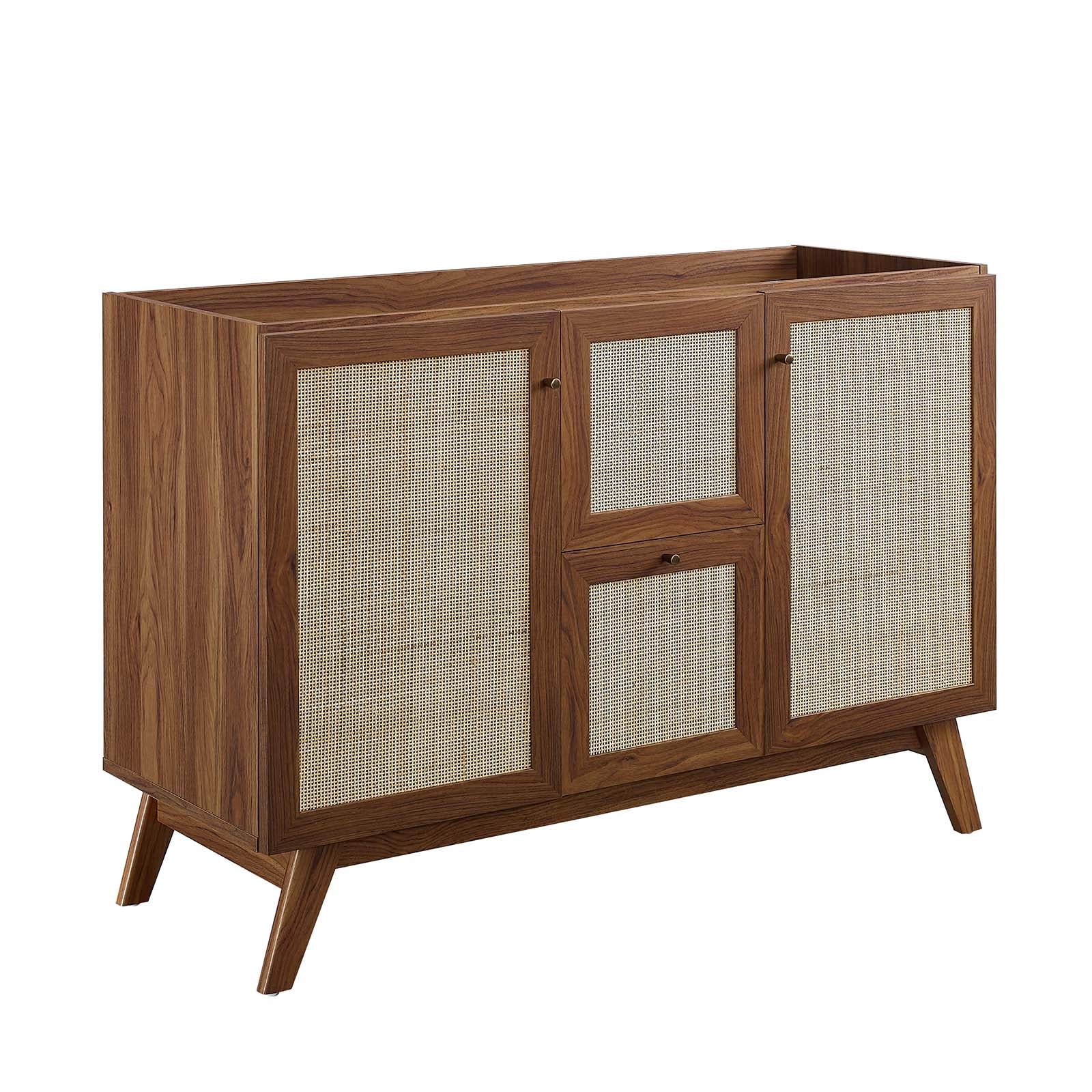 Soma 48Ó Single or Double Sink Compatible Bathroom Vanity Cabinet (Sink Basin Not Included) by Modway