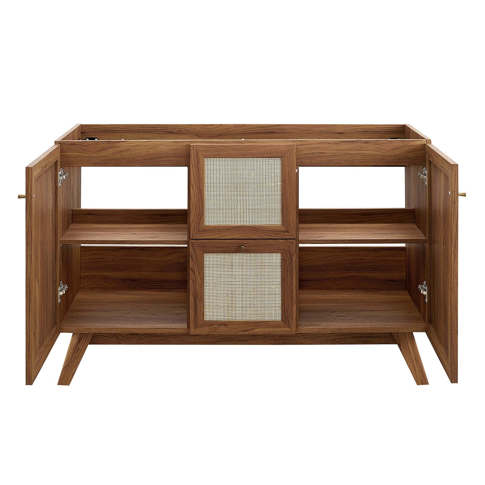 Soma 48Ó Single or Double Sink Compatible Bathroom Vanity Cabinet (Sink Basin Not Included) by Modway