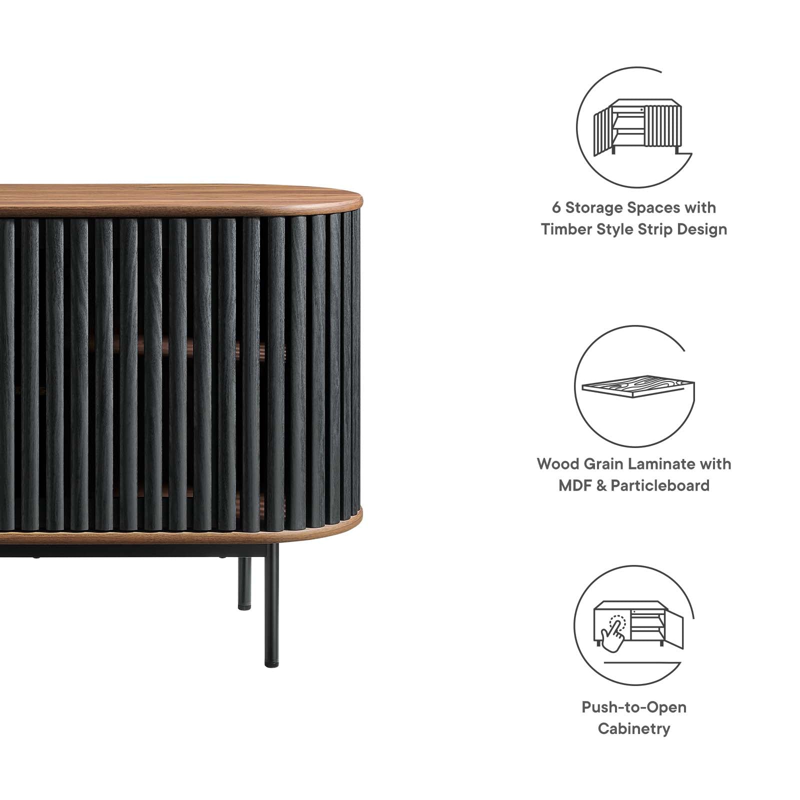 Fortitude 59Ó Oval Sideboard by Modway