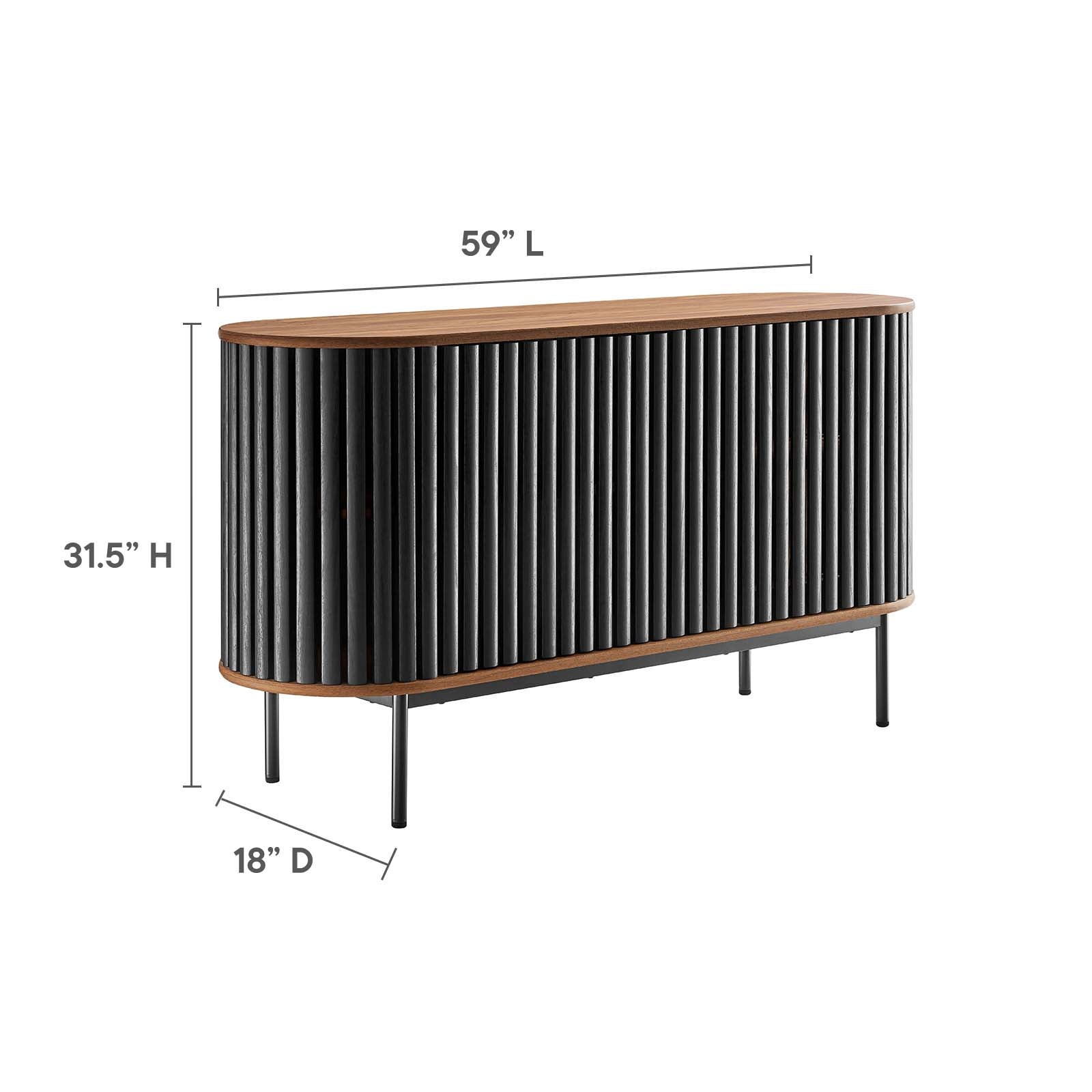 Fortitude 59Ó Oval Sideboard by Modway