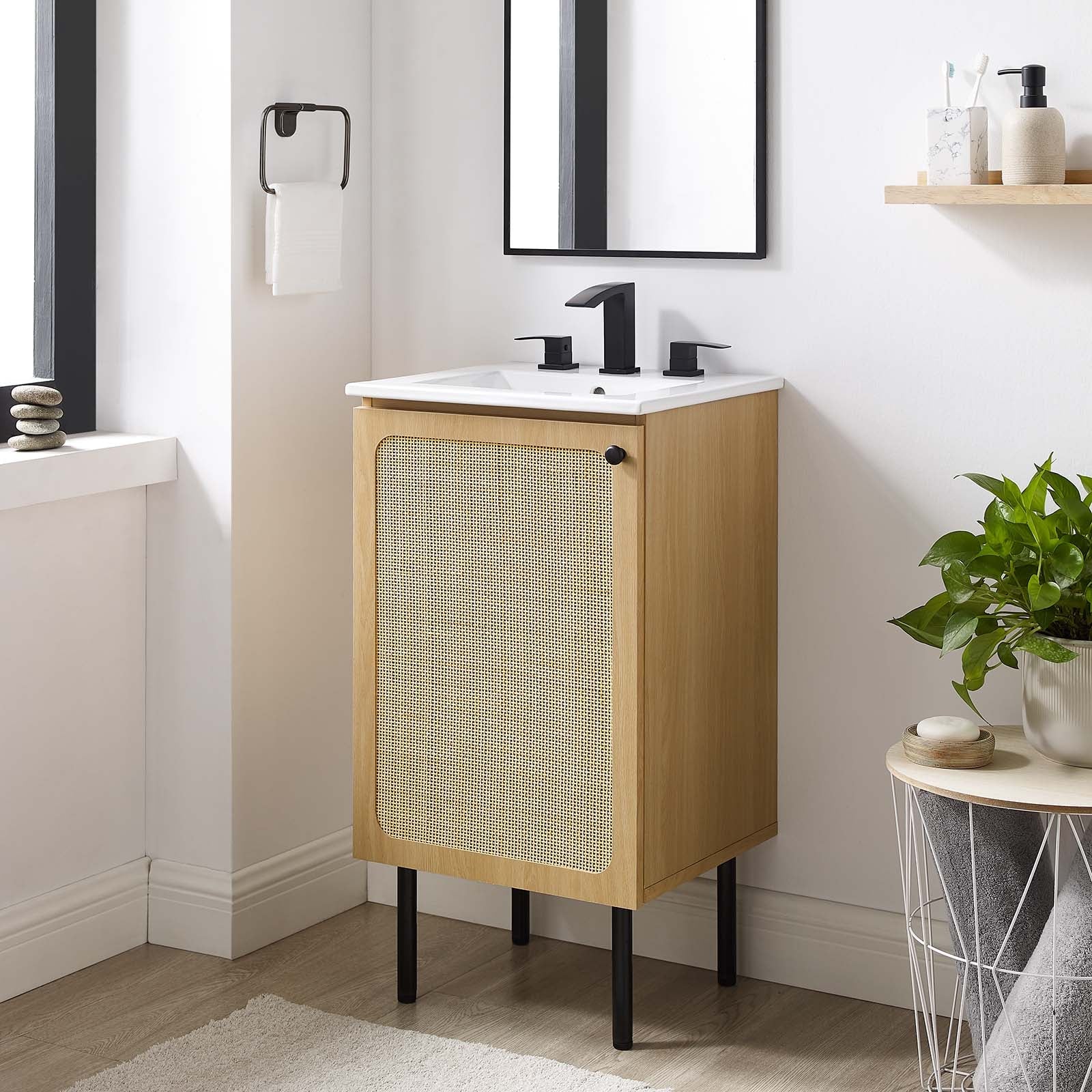 Chaucer 18" Bathroom Vanity Cabinet (Sink Basin Not Included) by Modway