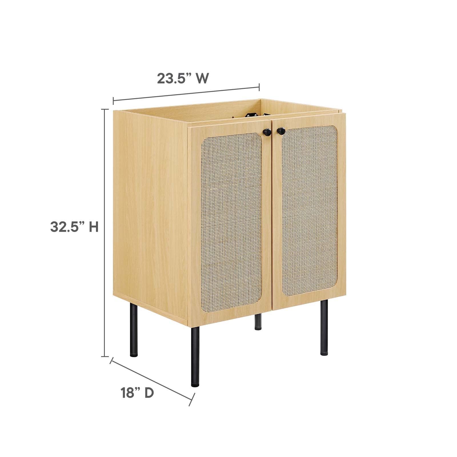 Chaucer 24" Bathroom Vanity Cabinet (Sink Basin Not Included) by Modway