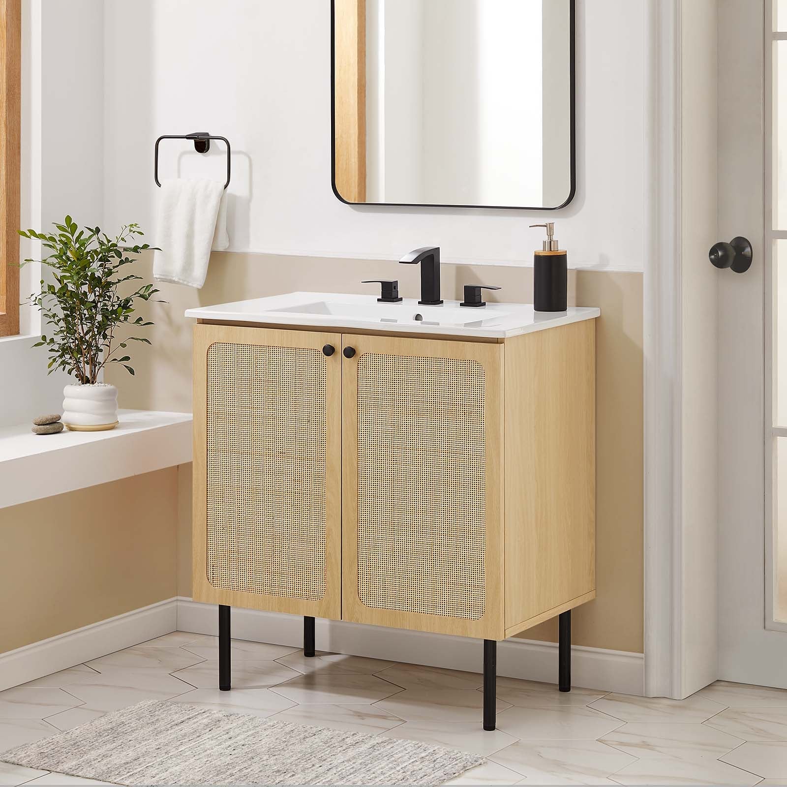 Chaucer 30" Bathroom Vanity Cabinet (Sink Basin Not Included) by Modway