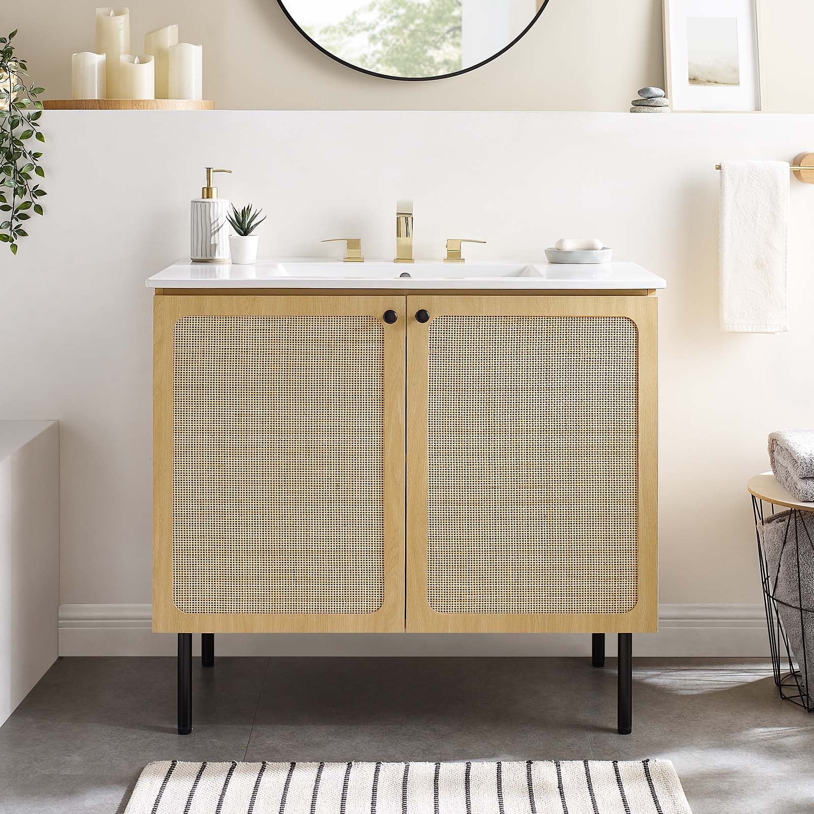 Chaucer 36" Bathroom Vanity Cabinet (Sink Basin Not Included) by Modway