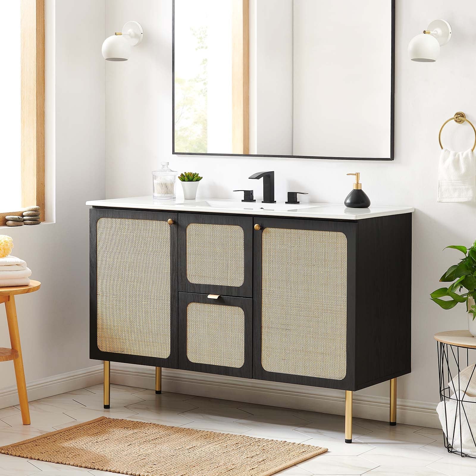 Chaucer 48" Bathroom Vanity Cabinet (Sink Basin Not Included) by Modway