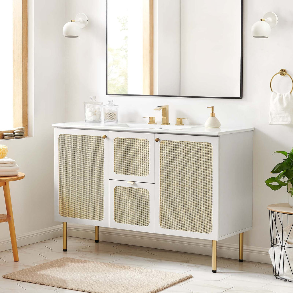 Chaucer 48" Bathroom Vanity Cabinet (Sink Basin Not Included) by Modway
