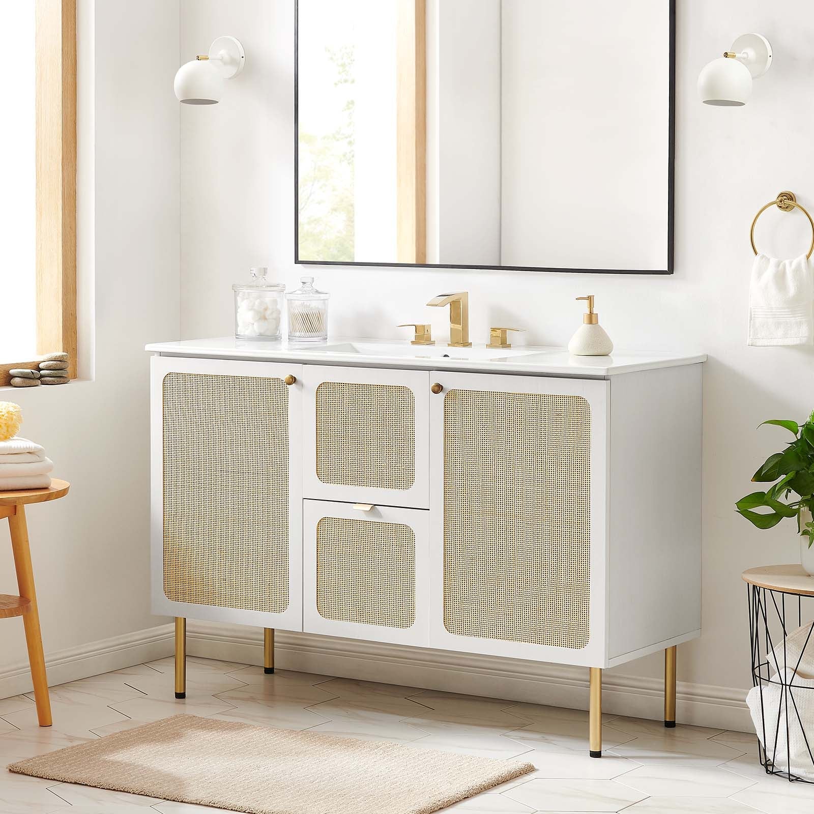 Chaucer 48" Bathroom Vanity Cabinet (Sink Basin Not Included) by Modway