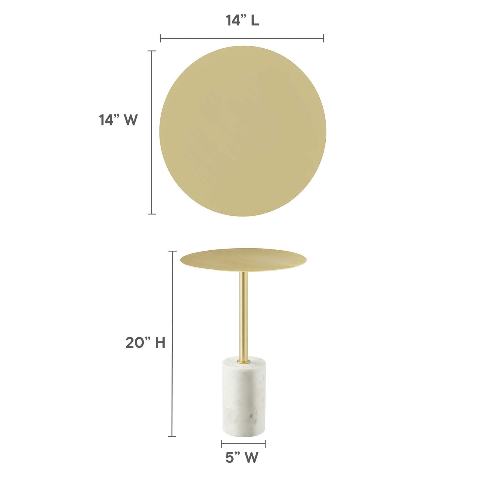 Lyric Round Side Table by Modway