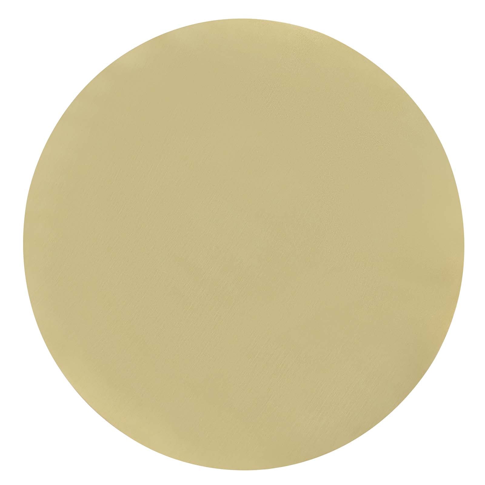 Aliza Round White Marble Side Table by Modway