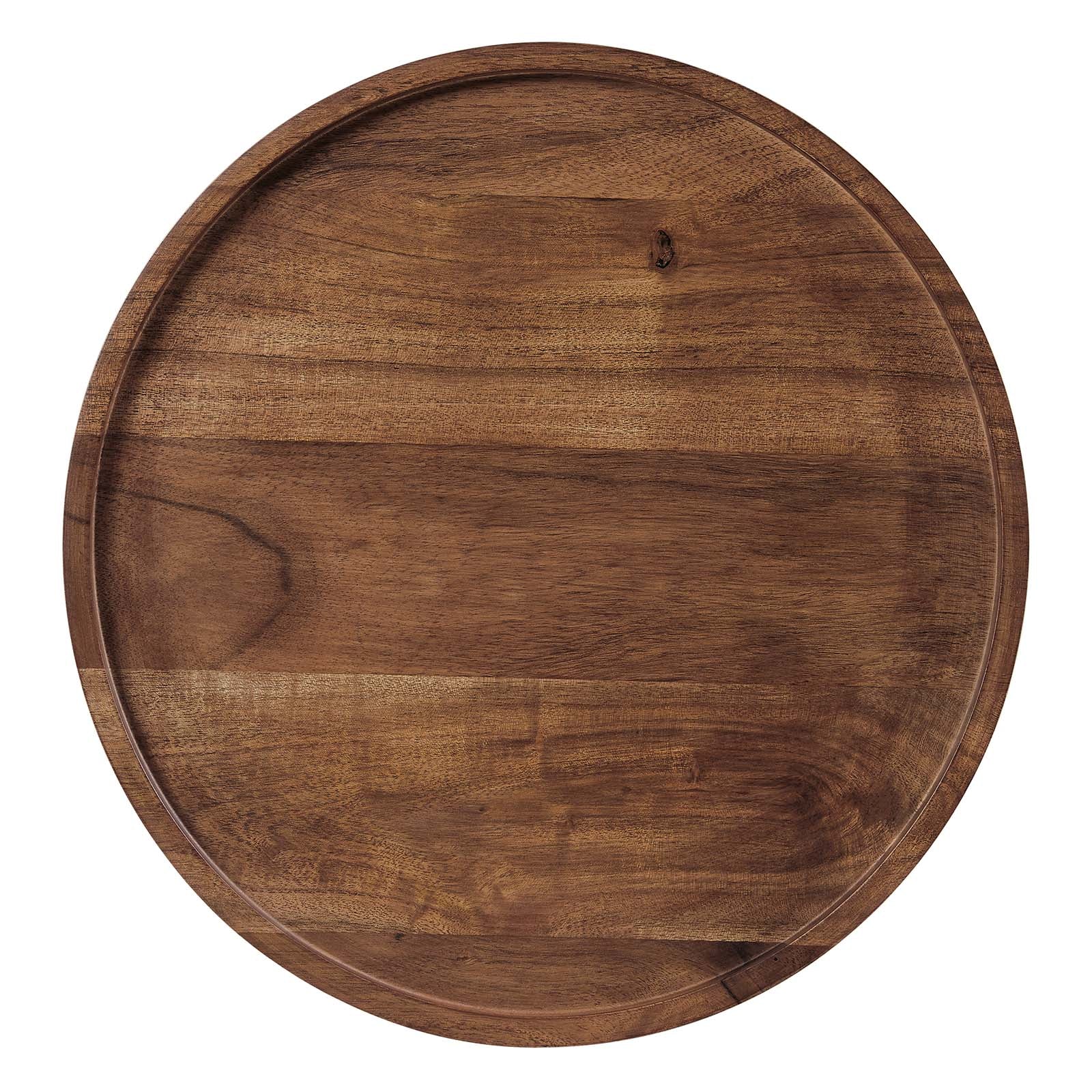 Amina Round Acacia Wood Side Table by Modway
