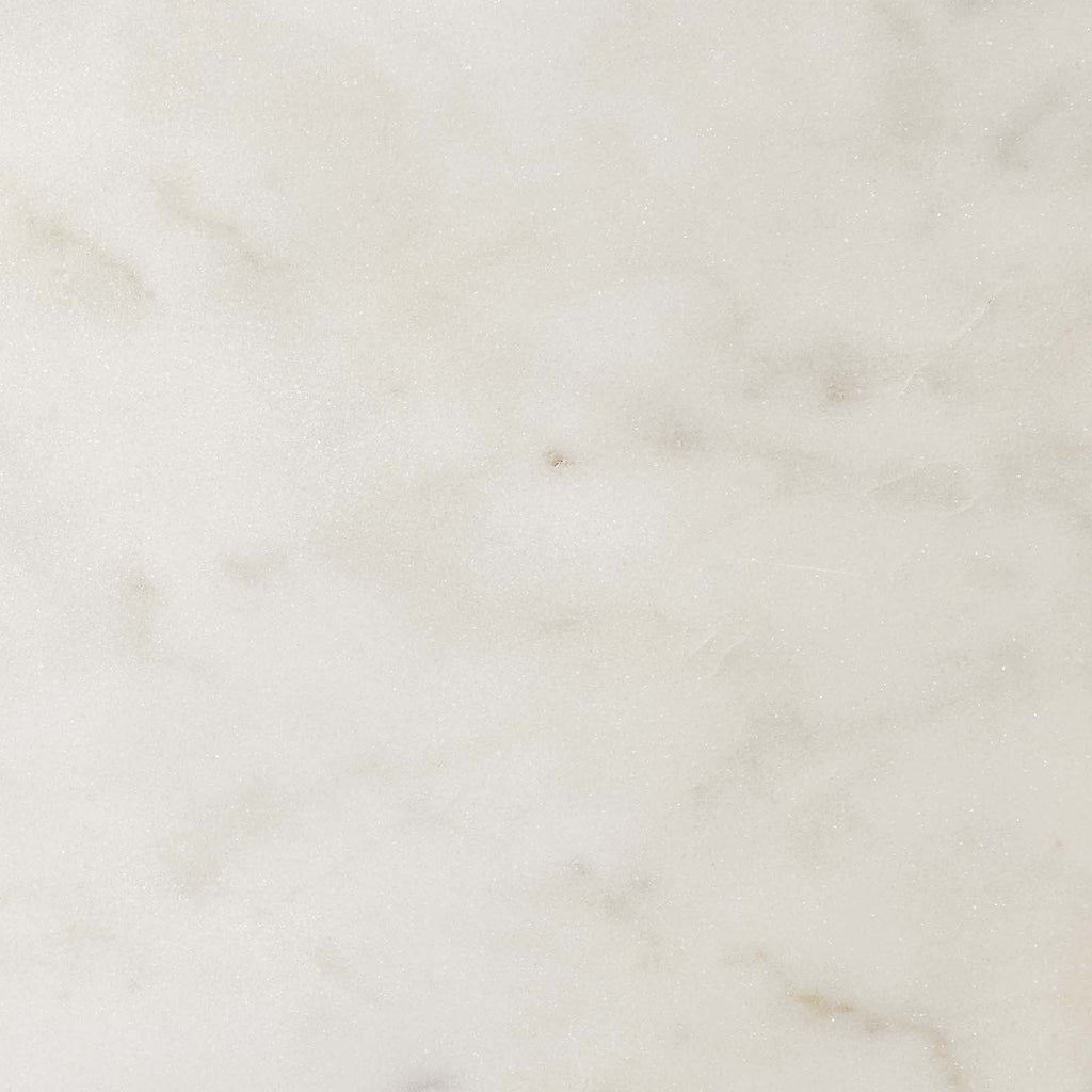 Viva Round White Marble Side Table by Modway