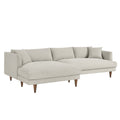 Zoya Left-Facing Down Filled Overstuffed Sectional Sofa by Modway