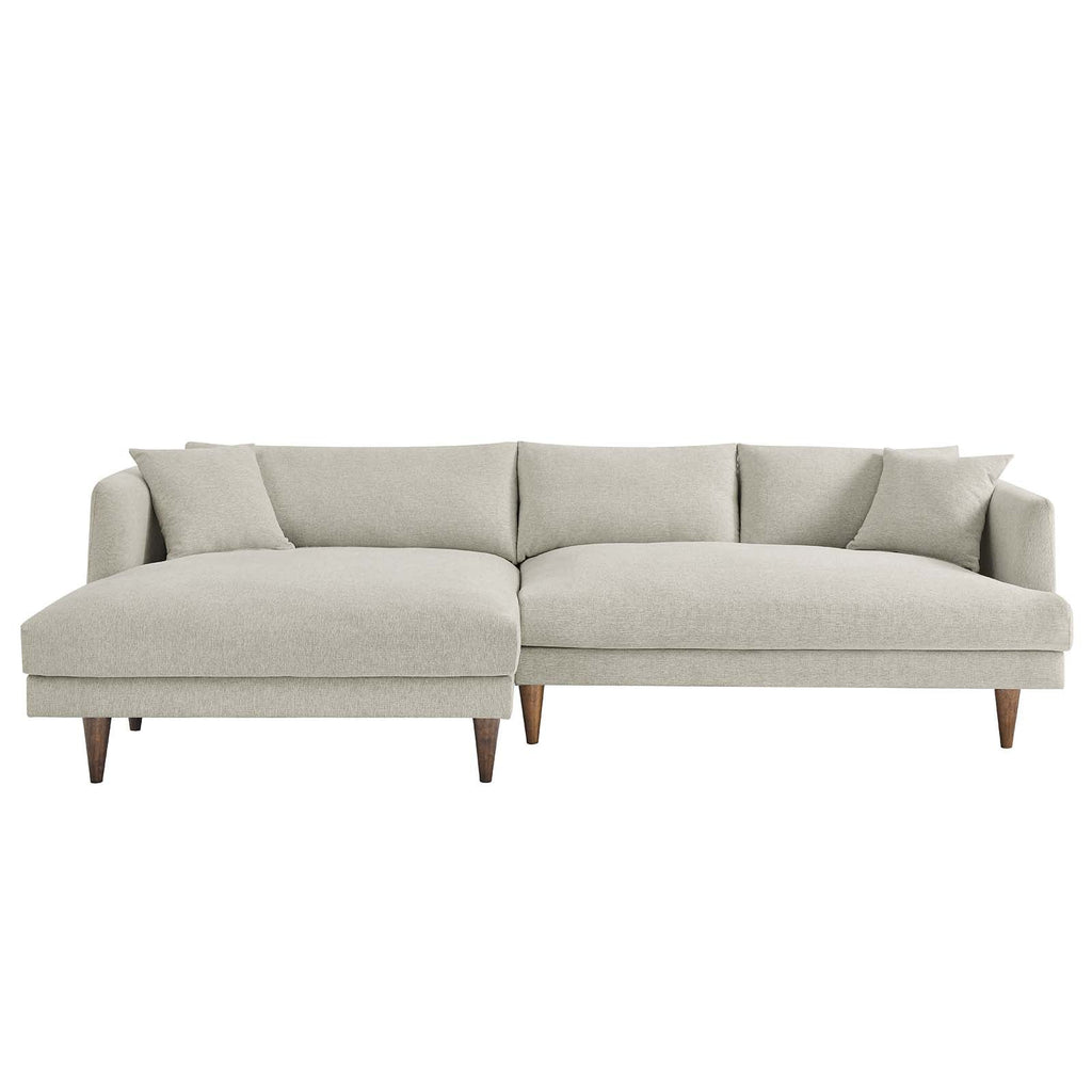 Zoya Left-Facing Down Filled Overstuffed Sectional Sofa by Modway
