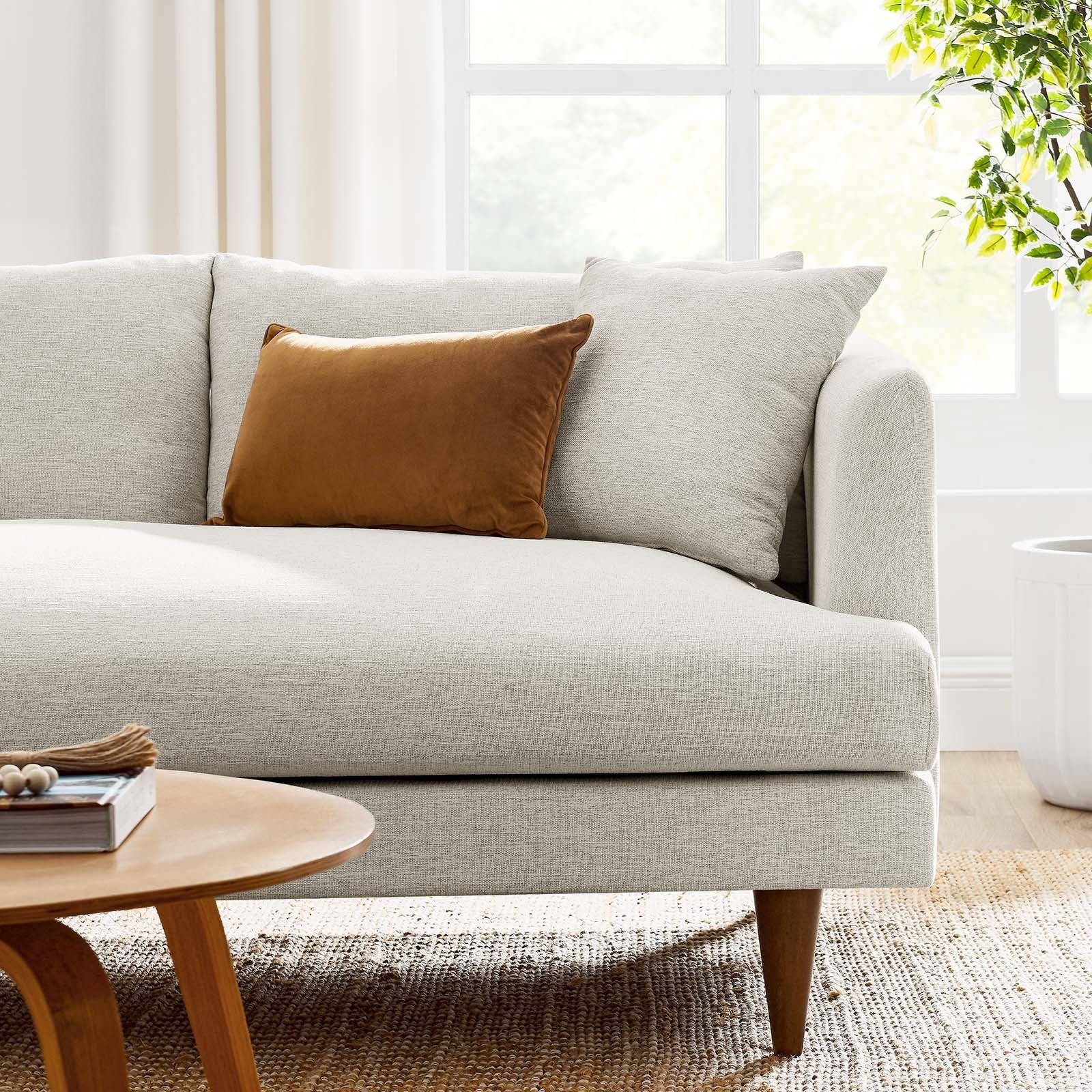 Zoya Left-Facing Down Filled Overstuffed Sectional Sofa by Modway
