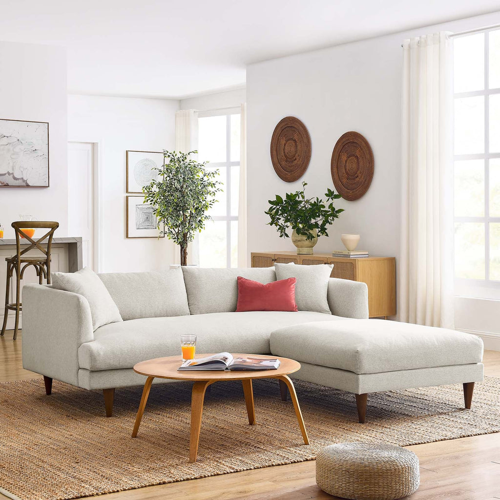 Zoya Down Filled Overstuffed Sofa and Ottoman Set by Modway