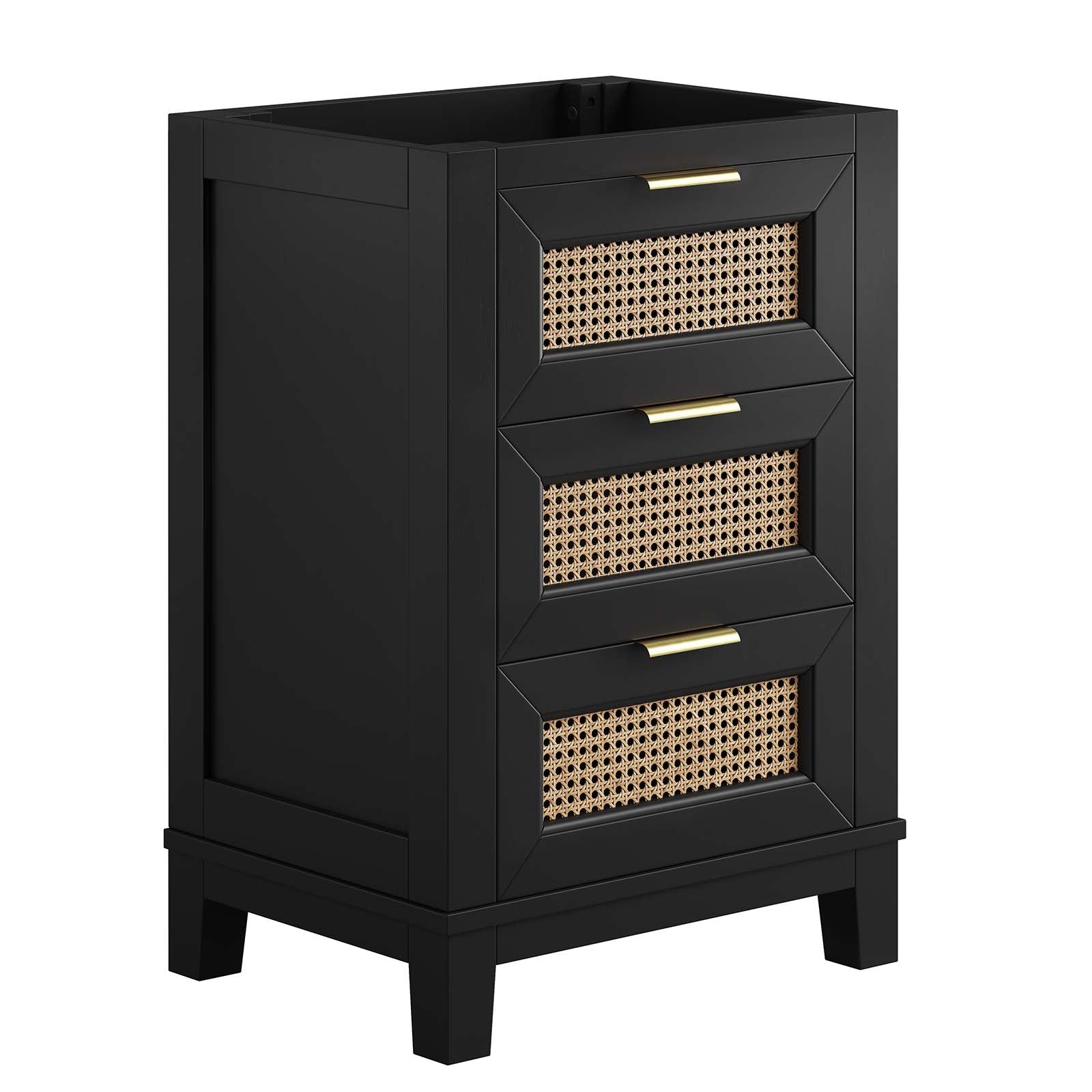 Dixie 24Ó Solid Wood Bathroom Vanity Cabinet (Sink Basin Not Included) by Modway