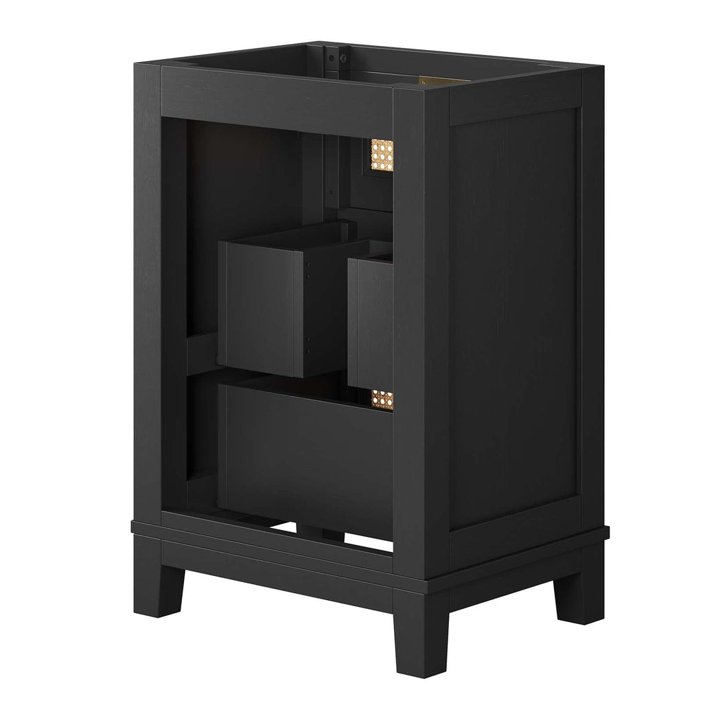 Dixie 24Ó Solid Wood Bathroom Vanity Cabinet (Sink Basin Not Included) by Modway
