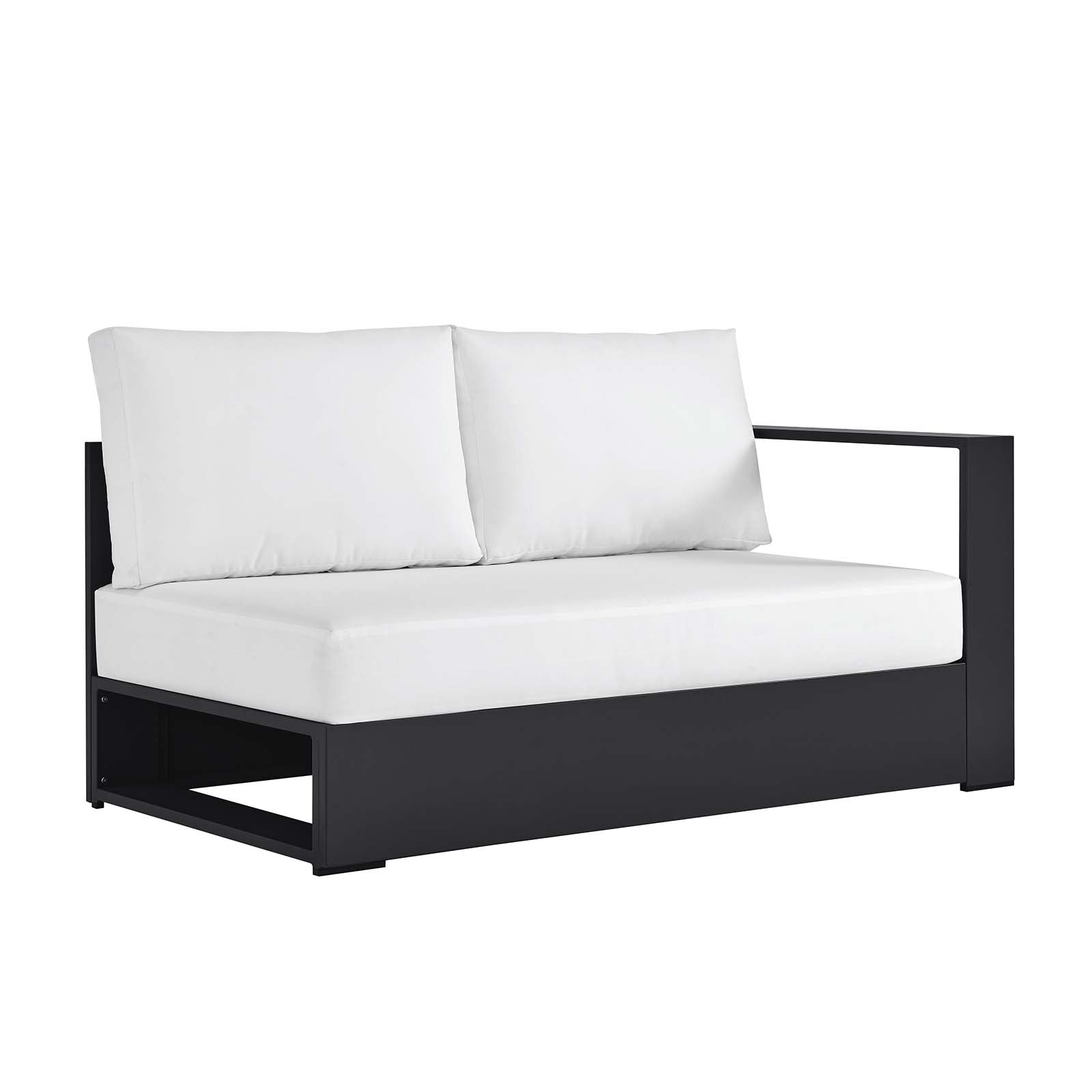 Tahoe Outdoor Patio Powder-Coated Aluminum Modular Right-Facing Loveseat by Modway