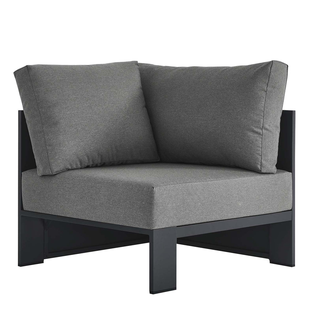 Tahoe Outdoor Patio Powder-Coated Aluminum Modular Corner Chair by Modway