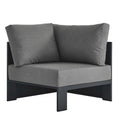 Tahoe Outdoor Patio Powder-Coated Aluminum Modular Corner Chair by Modway