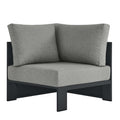 Tahoe Outdoor Patio Powder-Coated Aluminum Modular Corner Chair by Modway