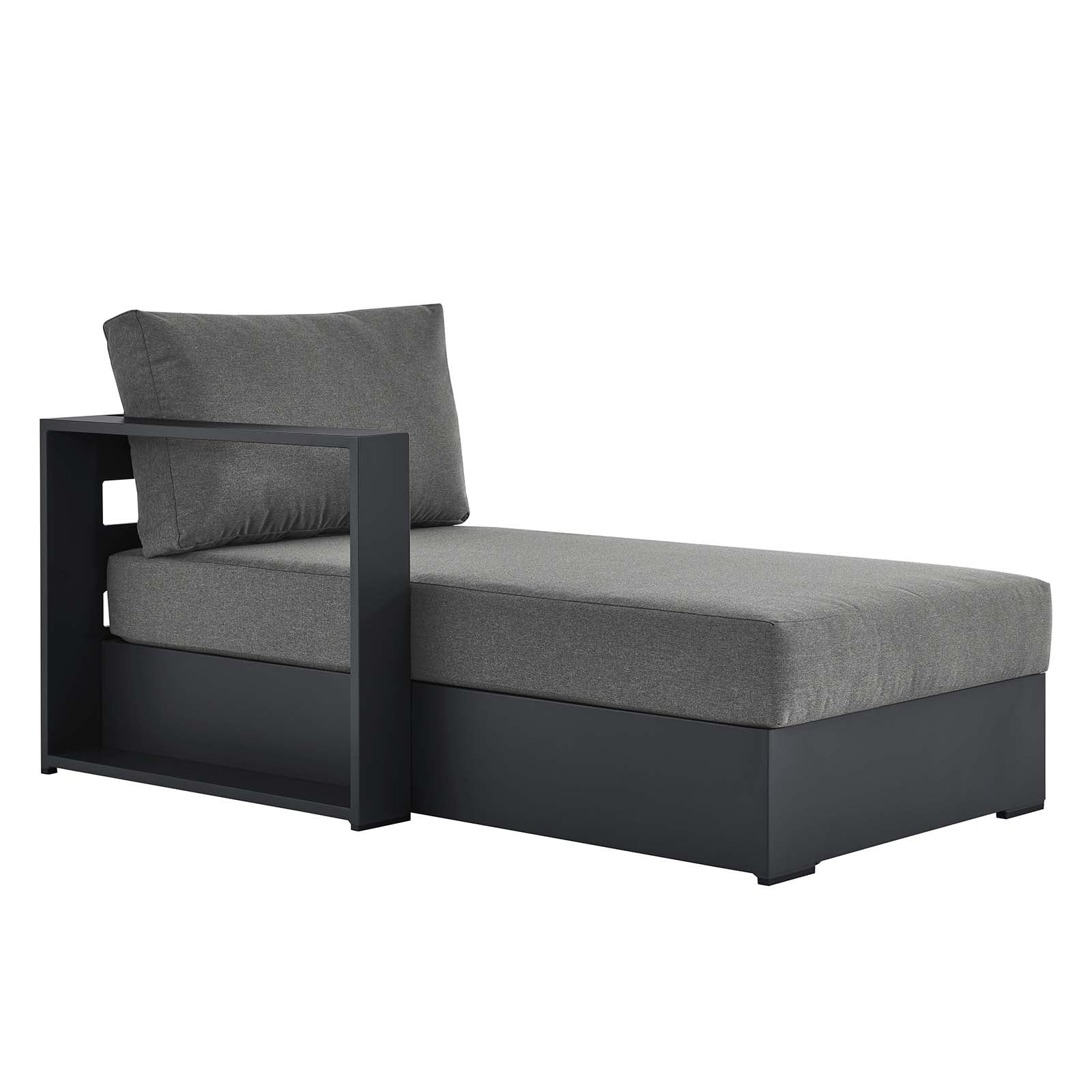 Tahoe Outdoor Patio Powder-Coated Aluminum Modular Left-Facing Chaise Lounge by Modway